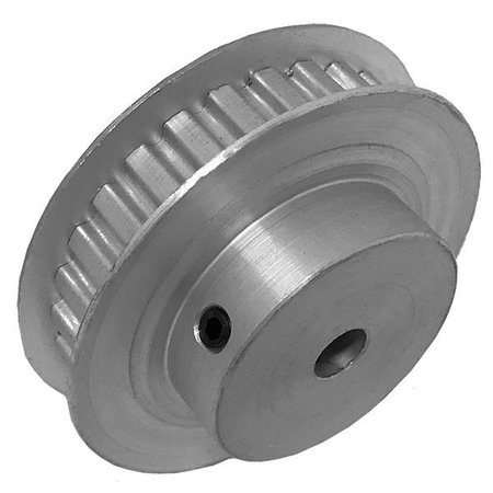 B B MANUFACTURING 28XL025-6FA3, Timing Pulley, Aluminum, Clear Anodized,  28XL025-6FA3